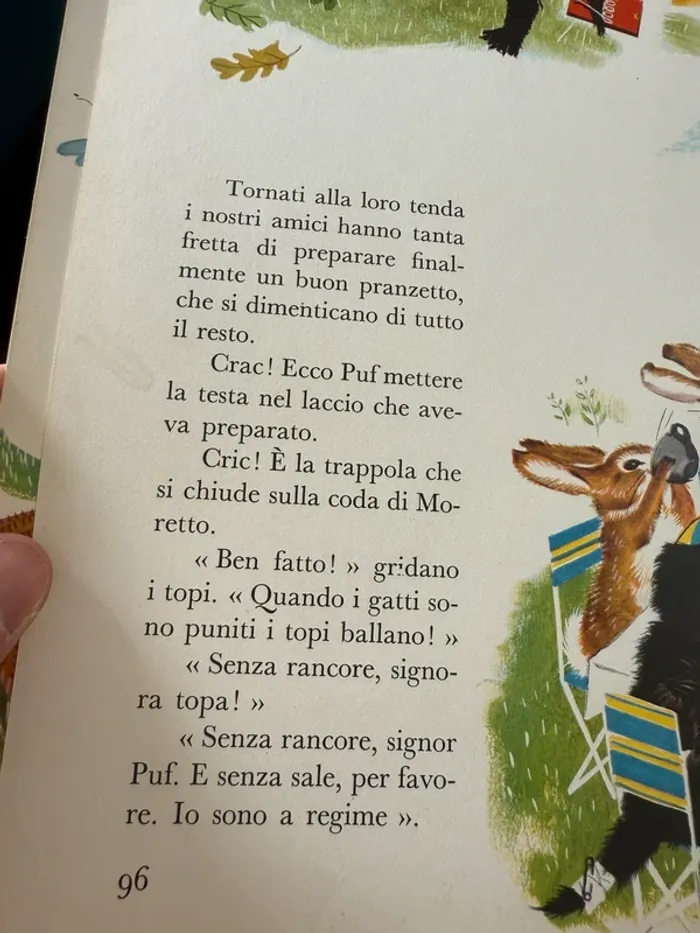 Livre ancien rare italien Animali Parlanti a cura di Pierre Probst Carolina Principato Hachette - photo numéro 16