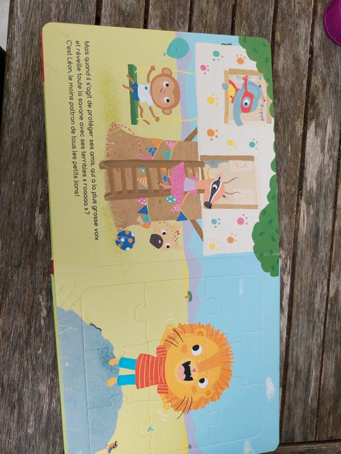 Livre puzzles Les premiers puzzles Léon est grognon - photo numéro 4