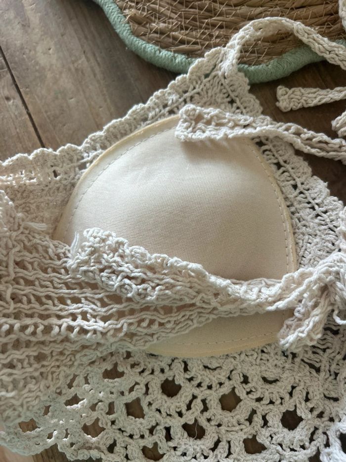 Jolie Haut maillot en crochet taille S/M neuf - photo numéro 3