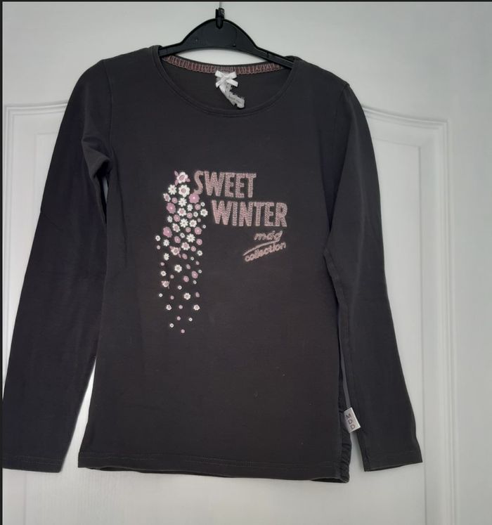 2 t-shirts 12 ans, manches longues