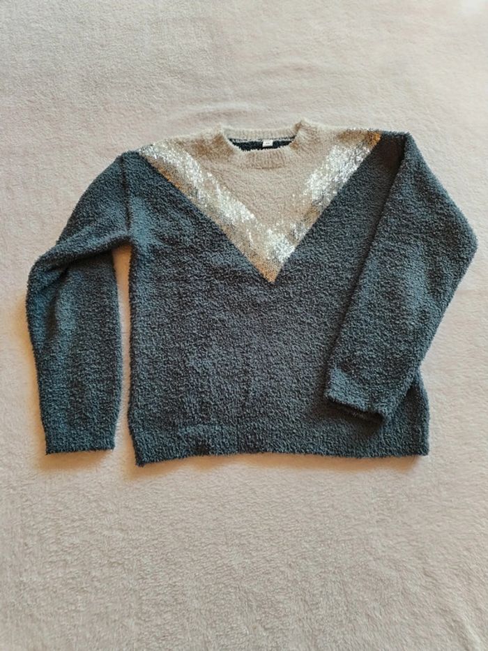 Pull à sequins tout doux Tex 8 ans