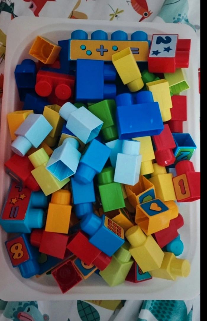 Lot de briques lego abrick ecoiffier - photo numéro 4