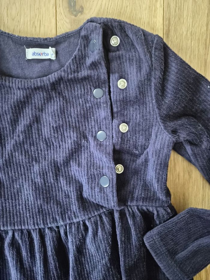 Robe Absorba 3 ans bleu marine - photo numéro 2