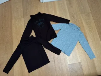 Lot de trois col roulé t shirt garçon 6 ans CFK