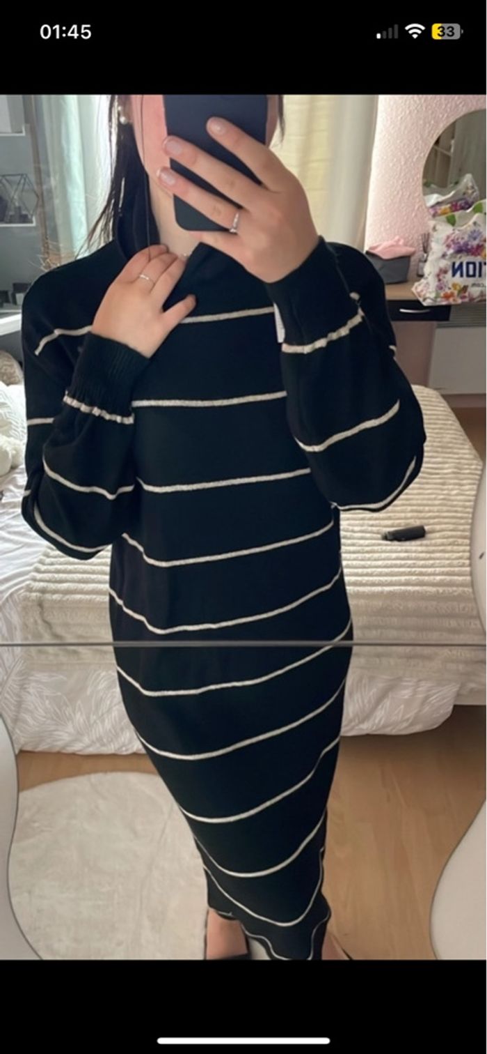 Robe pull rayé - photo numéro 4