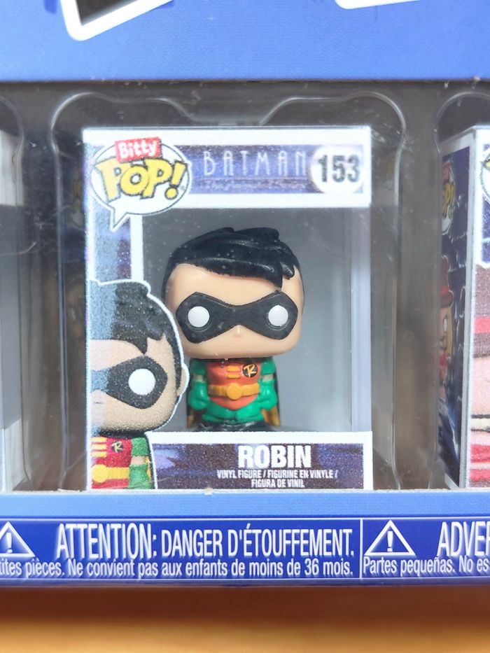 Boîte 4 Funko Bitty Pop! - DC Comics - Batman, Robin & Scarecrow - photo numéro 3