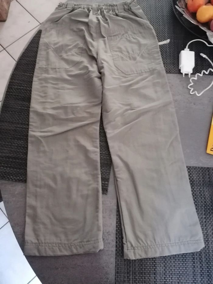 Pantalon belle toile épaisse garcon 8ans Tissaia tbe - photo numéro 3