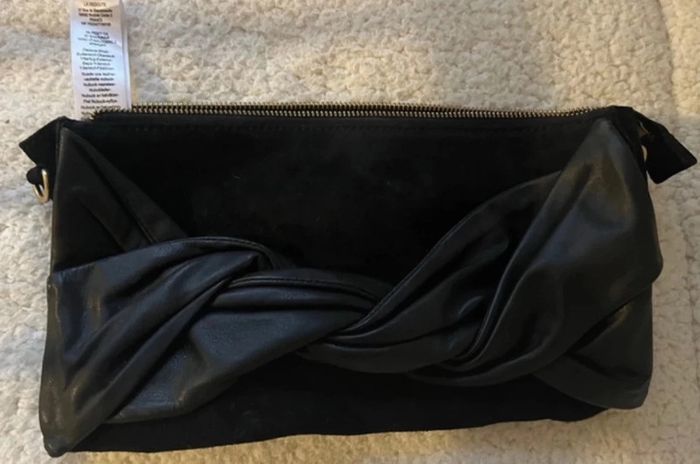 Pochette noire cuir - photo numéro 5
