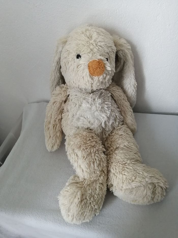 peluche et livre lapin - photo numéro 2