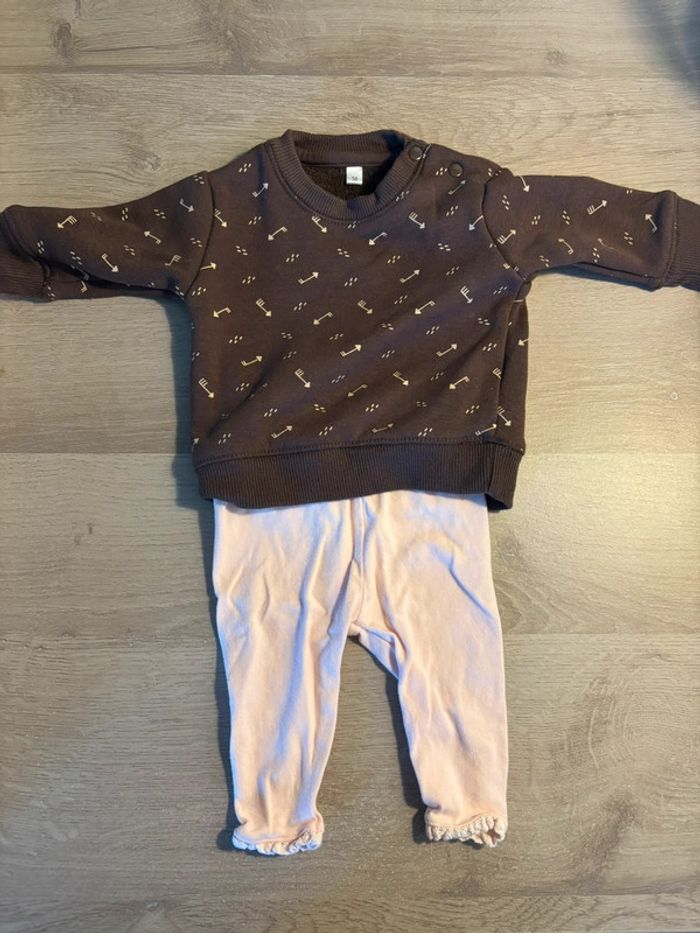 Ensemble fille - 1 mois - TBE
