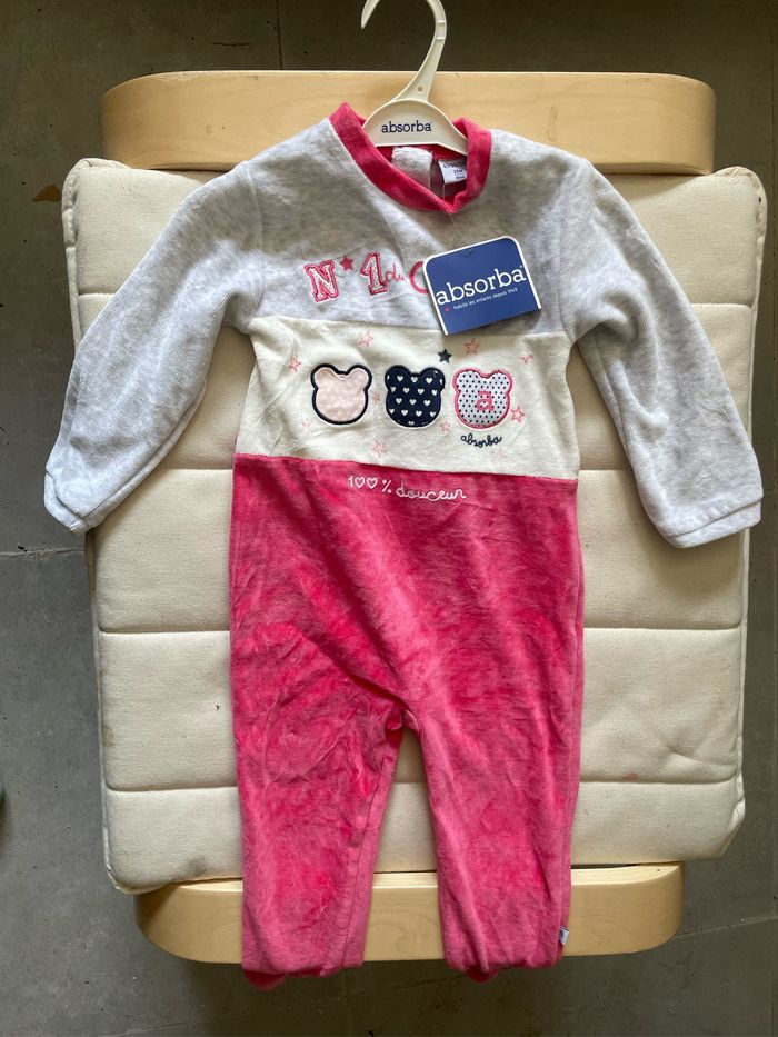 Pyjama Dors-bien NEUF jamais utilisé Marque Absorba 23-24 mois taille 96 Valeur magasins 19€ vendu 7€