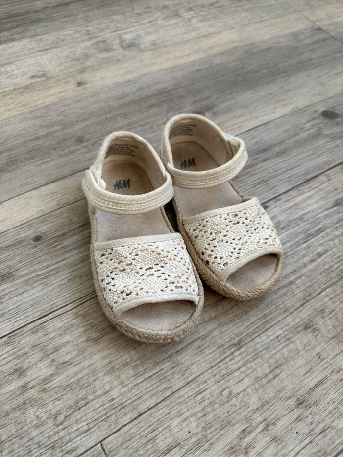 Sandales espadrilles crochet 25 h&m - photo numéro 5