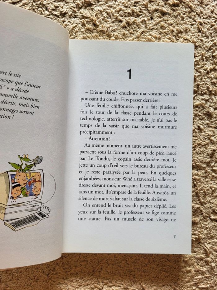 Livre enfant La classe de 6e au Futuroscope d'Hélène Kérillis - Collection Ratus poche - photo numéro 6