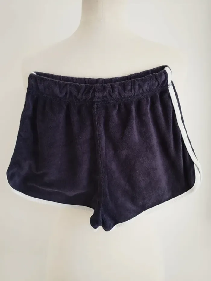 Short bleu marine en éponge TAO twenns taille XXS/14 ans - photo numéro 2