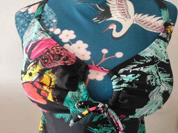 Haut de maillot de bain Tankini papillons - Drop qui sent bon les vacances - photo numéro 9