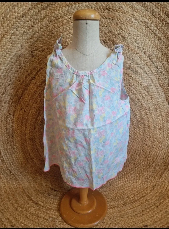 Jolie petite robe été fille petit bateau 6 ans - photo numéro 2