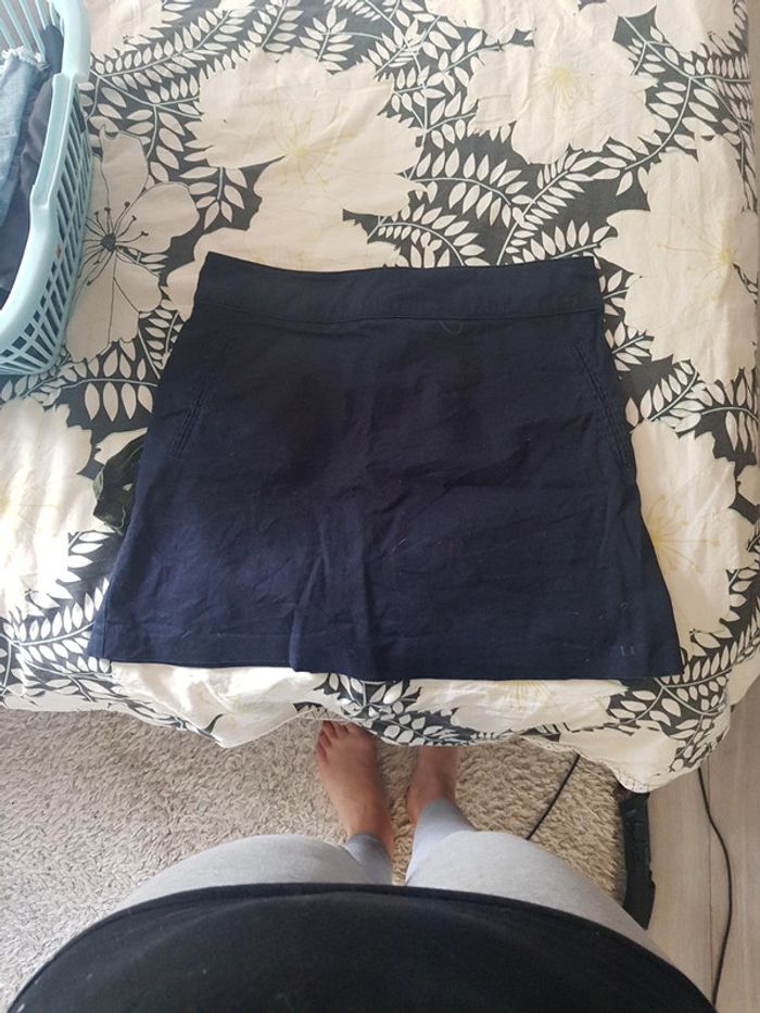 Mini-jupe bleue marine