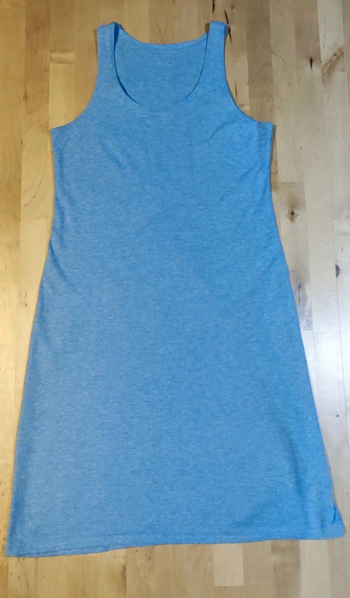 Petit robe coton bleue française