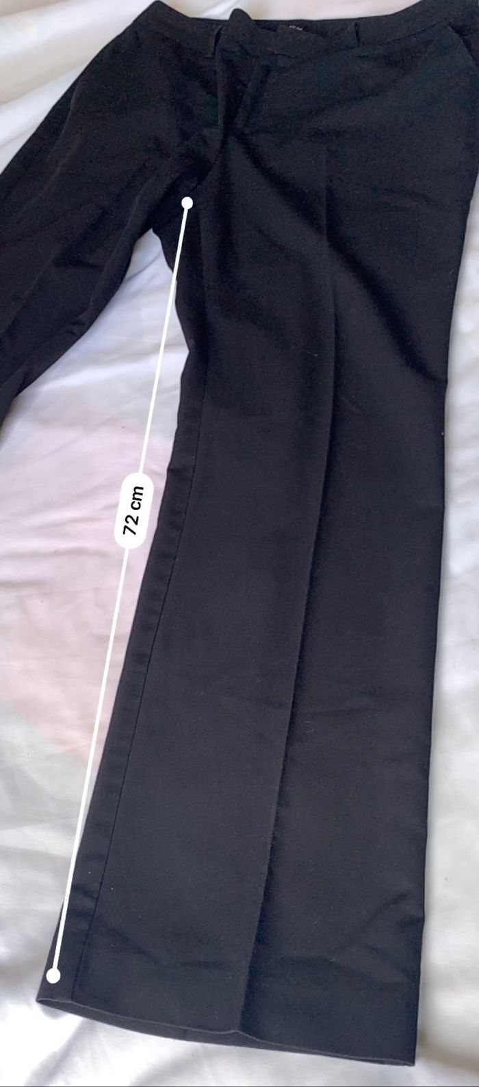 Pantalon femme La Redoute noir Taille 44 polyviscose - photo numéro 4