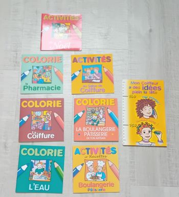 Lot livres à colorier 