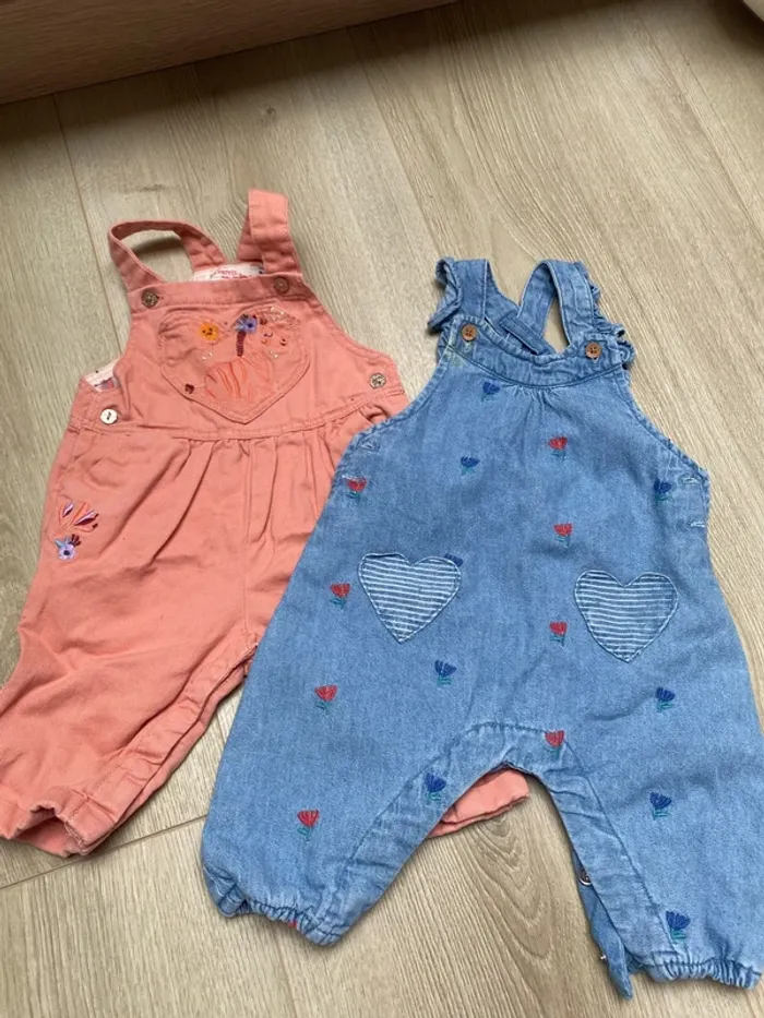 Lot de 2 salopettes dpam - photo numéro 2