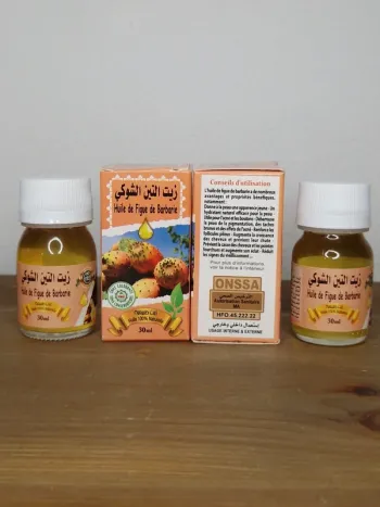 2 huiles de figues de barbarie 2x30ml 100% naturelle