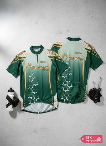 Maillot cyclisme vintage gauquier rumes taille 38