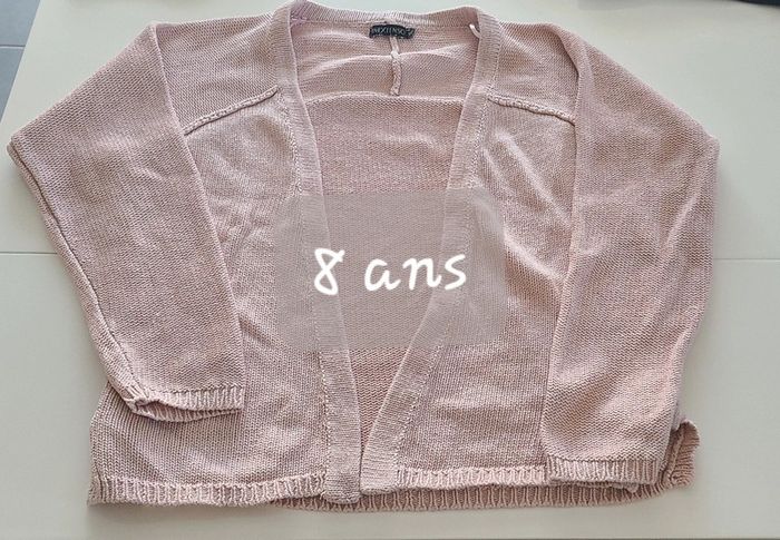 Gilet fille 8 ans rose