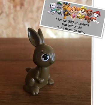 Figurine lapin petit animal de la Pat Patrouille