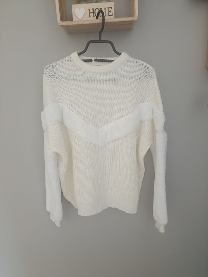 Pull blanc