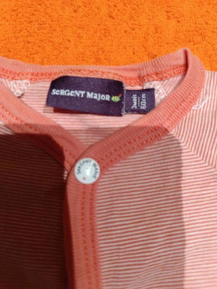 Pyjama coton mixte Sergent Major 3 mois 60 cm - photo numéro 2