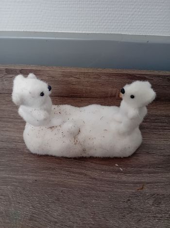 Figurine ours de Noël