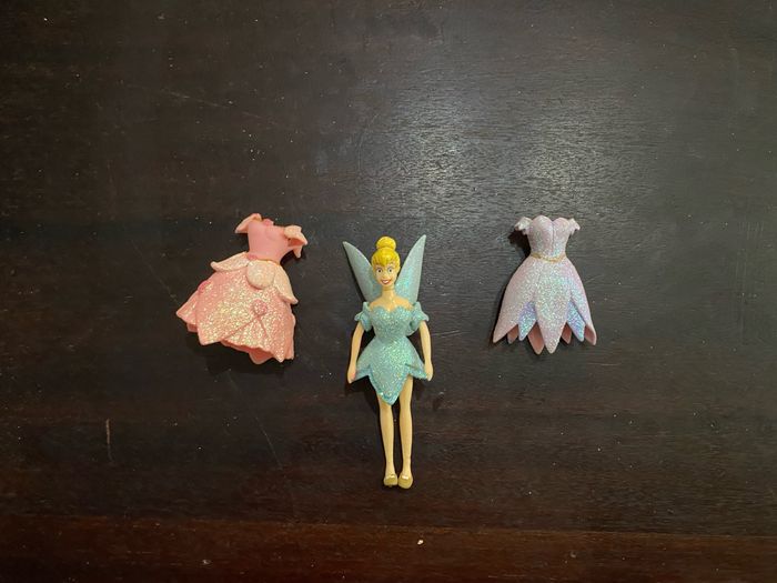 Figurine mini poupée la fée clochette Peter pan