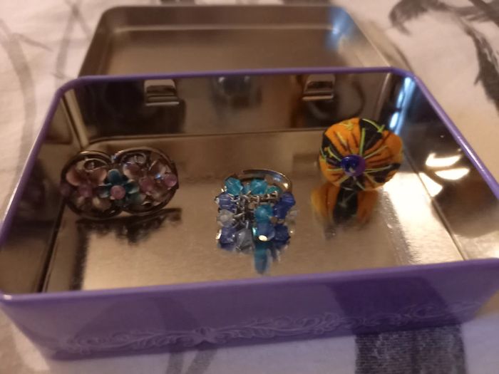 Lot de 3 bagues Ethniques réglables - photo numéro 3