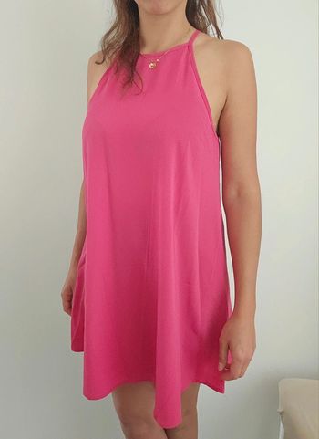 Robe rose fuchsia