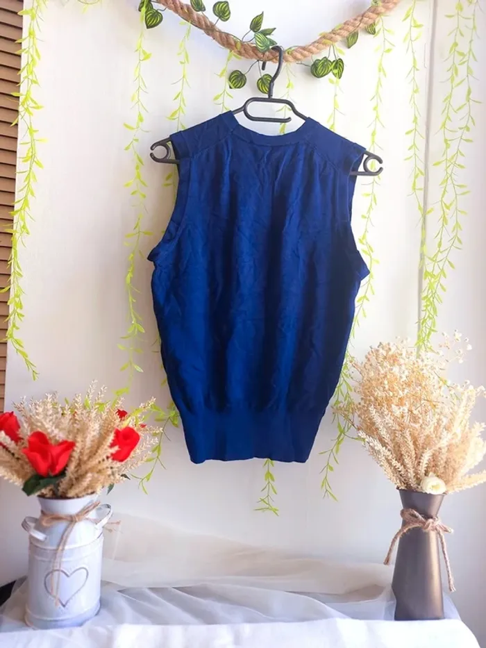 Top Zara – M – Bleu – État : Excellent - photo numéro 2