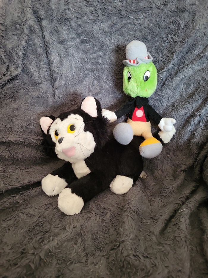 Peluche chat pinocchio figaro
