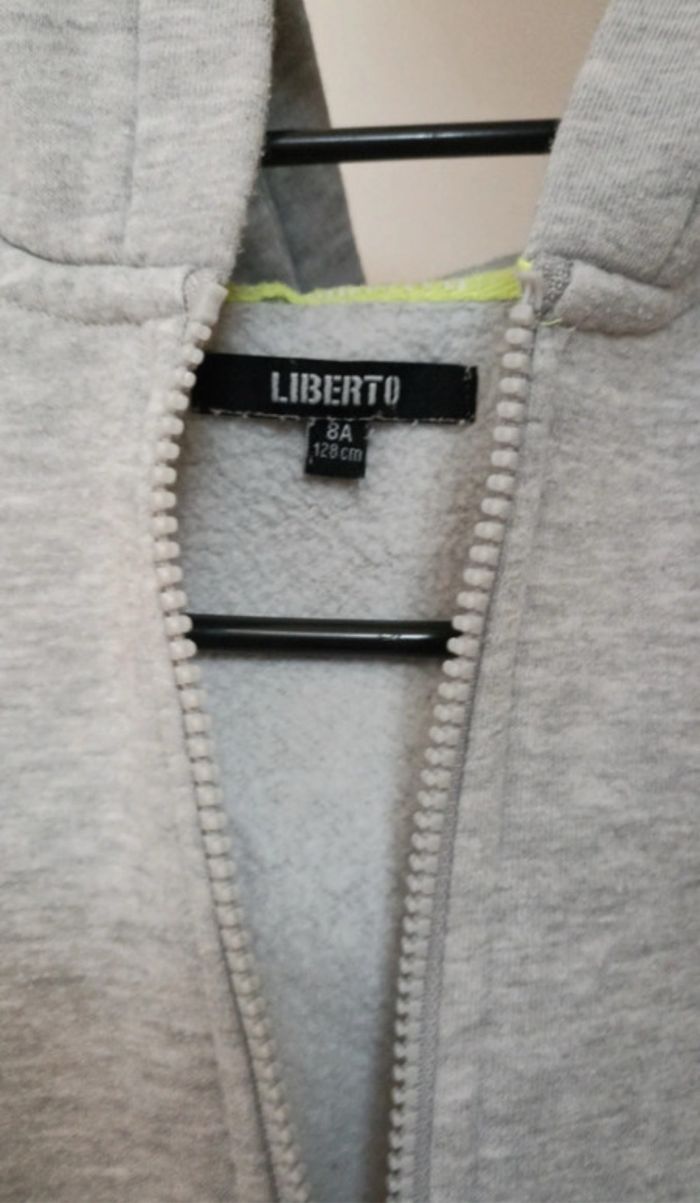Veste à capuche garçon grise - photo numéro 3