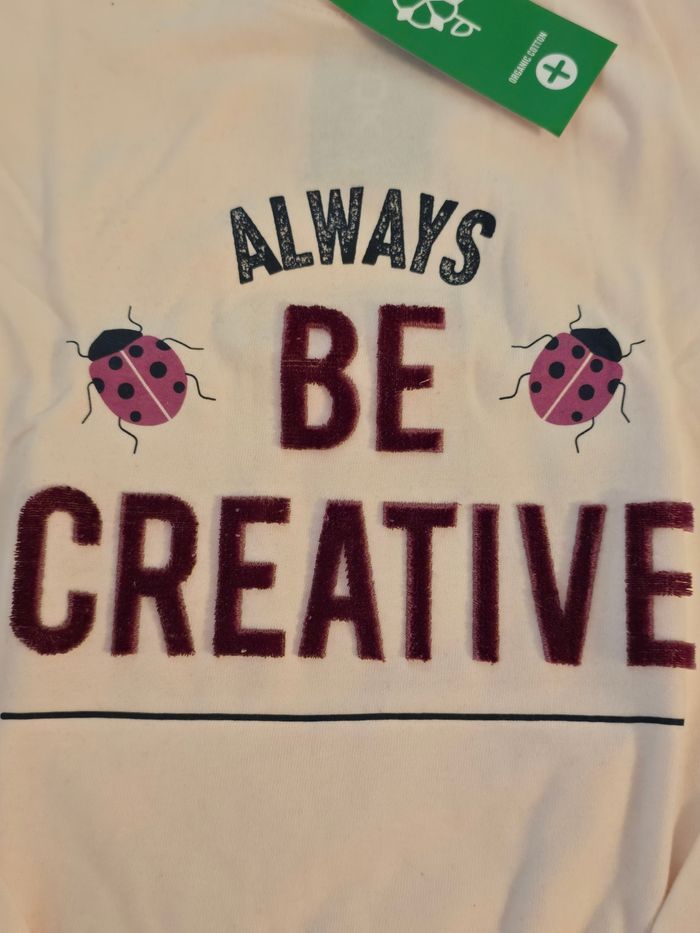 Neuf (non porté) superbe teeshirt ML 10 ans fille 🩷🩷🩷🩷🩷 - photo numéro 3