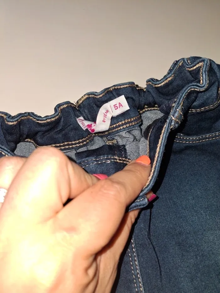 Lot de 4 shorts et 1 jupe en jean - photo numéro 11
