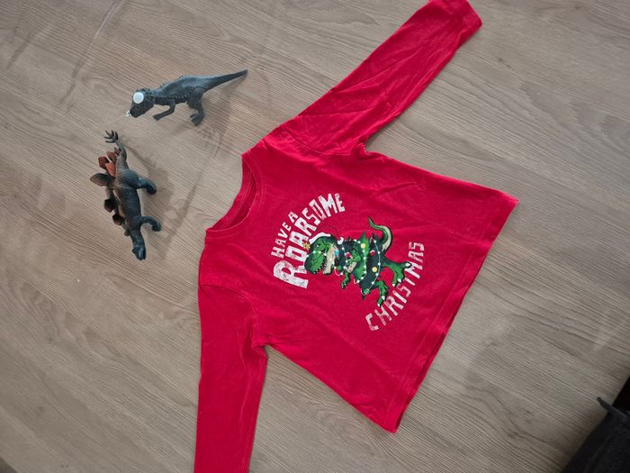 👕 T-shirt rouge Noël - 3-4 ans - photo numéro 7