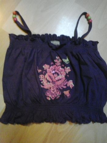 Débardeur court violet