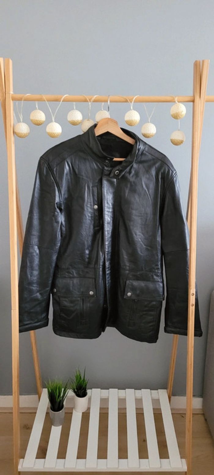 Veste en cuir 40's Collector Taille L - photo numéro 2