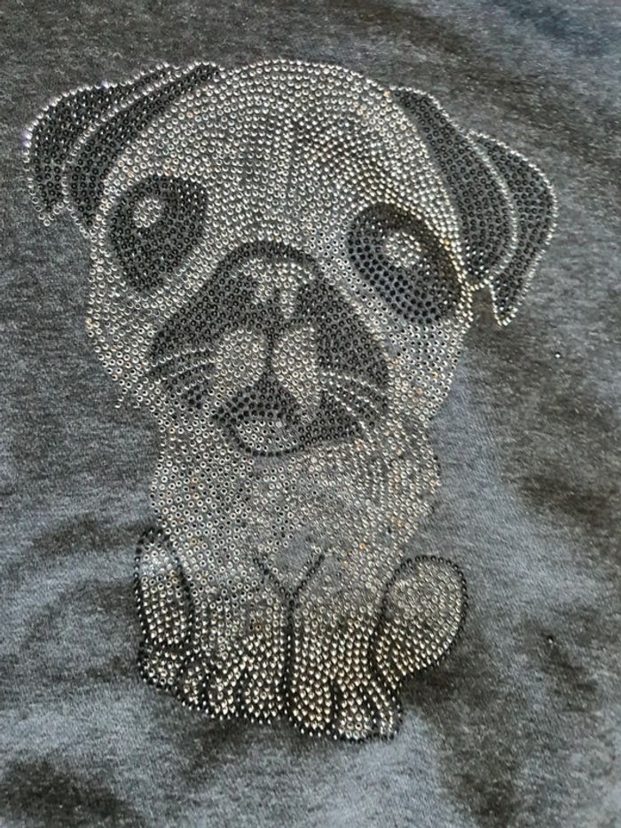 Sweat à strass taille 6 ans - photo numéro 3