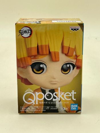 Figurine Demon Slayer Q Pocket Zenitsu Agatsuma Bandai neuf