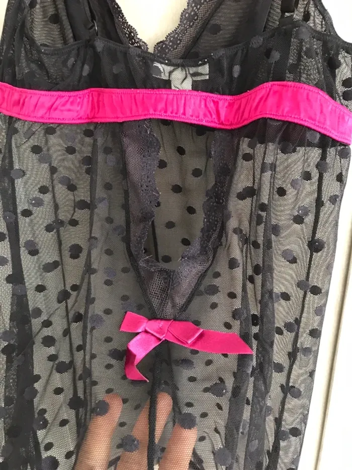 Ensemble lingerie nuisette et culotte - photo numéro 4