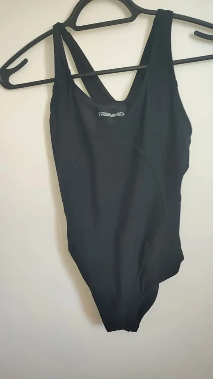Lot de 2 maillots de bain 1 pièce noir natation - photo numéro 5