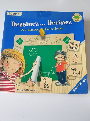 Dessinez... Devinez l'un dessine l'autre devine beleduc ravensburger