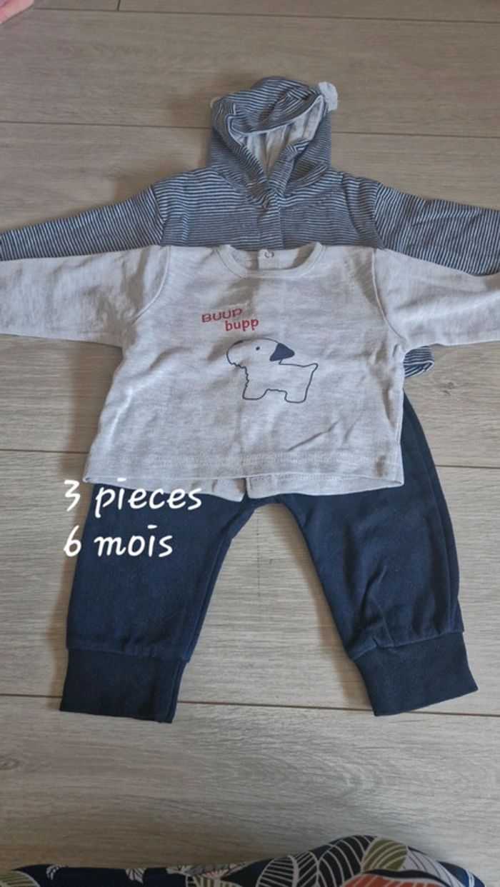 Ensemble 3 pièces 6 mois