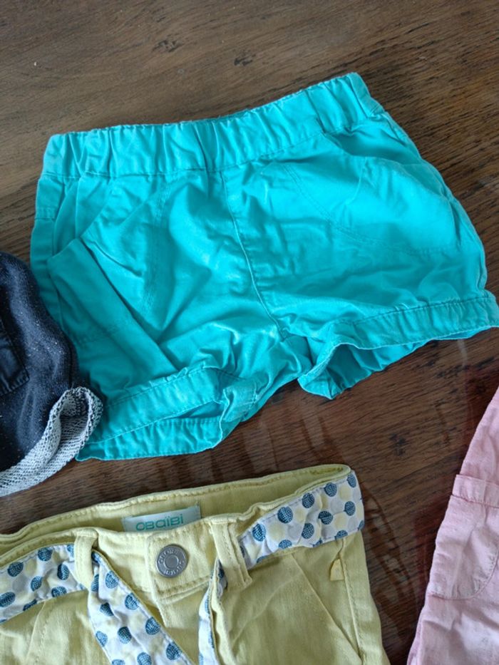 Lot de 7 pantalons et shorts fille - photo numéro 7
